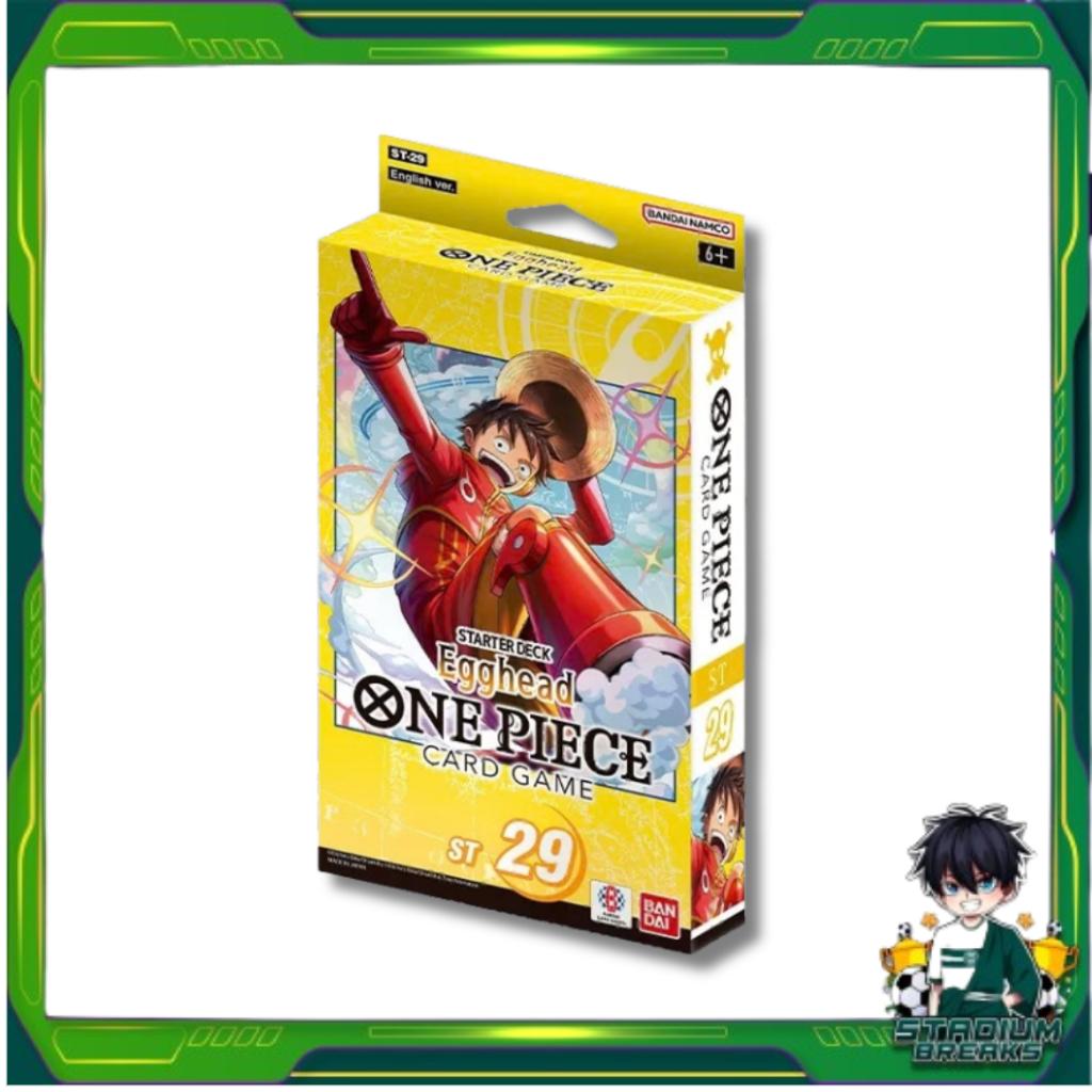[ ยกกล่อง ] พร้อมส่ง!! ONE PIECE CARD GAME STARTER DECK -Egghead- [ST-29] Ver.English สินค้าใหม่ล่าสุด (p3) (280g)