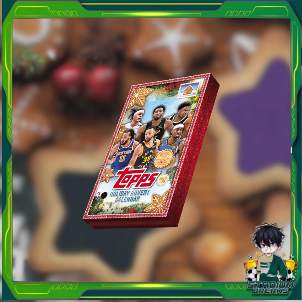 2025-26 การ์ดสะสม Topps Holiday Basketball - Advent (Countdown) Calendar (p4) ( 600 G )