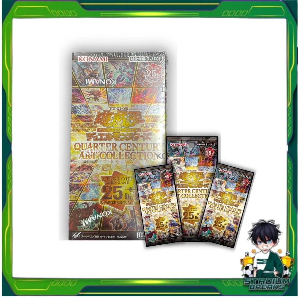[ ยกกล่อง] การ์ดเกมยูกิโอ Yu-Gi-Oh! OCG / [QCAC] QUARTER CENTURY ART COLLECTION ค่าย Konami สินค้าใหม่ล่าสุด พร้อมส่ง (p3) ( 260 กรัม )