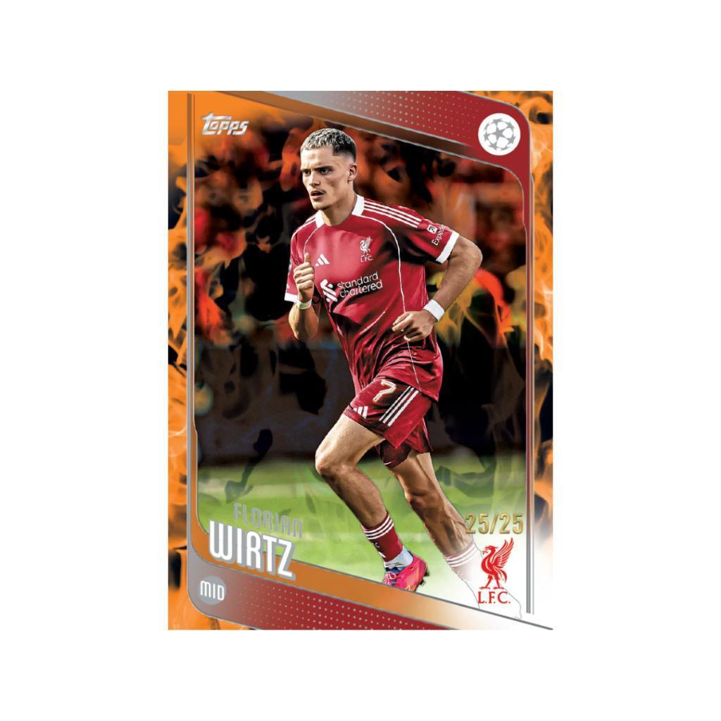 [ แยกซอง ] พร้อมส่ง!! 2025-26 Topps UEFA Club Competitions - Value Box การ์ดสะสมฟุตบอล (p3)(130g)