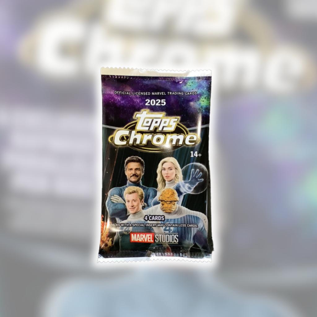 [ แยกซอง พร้อมส่ง!! ] การ์ดสะสม 2025 Topps Marvel Studios Chrome - Value Box (p3) (90g)