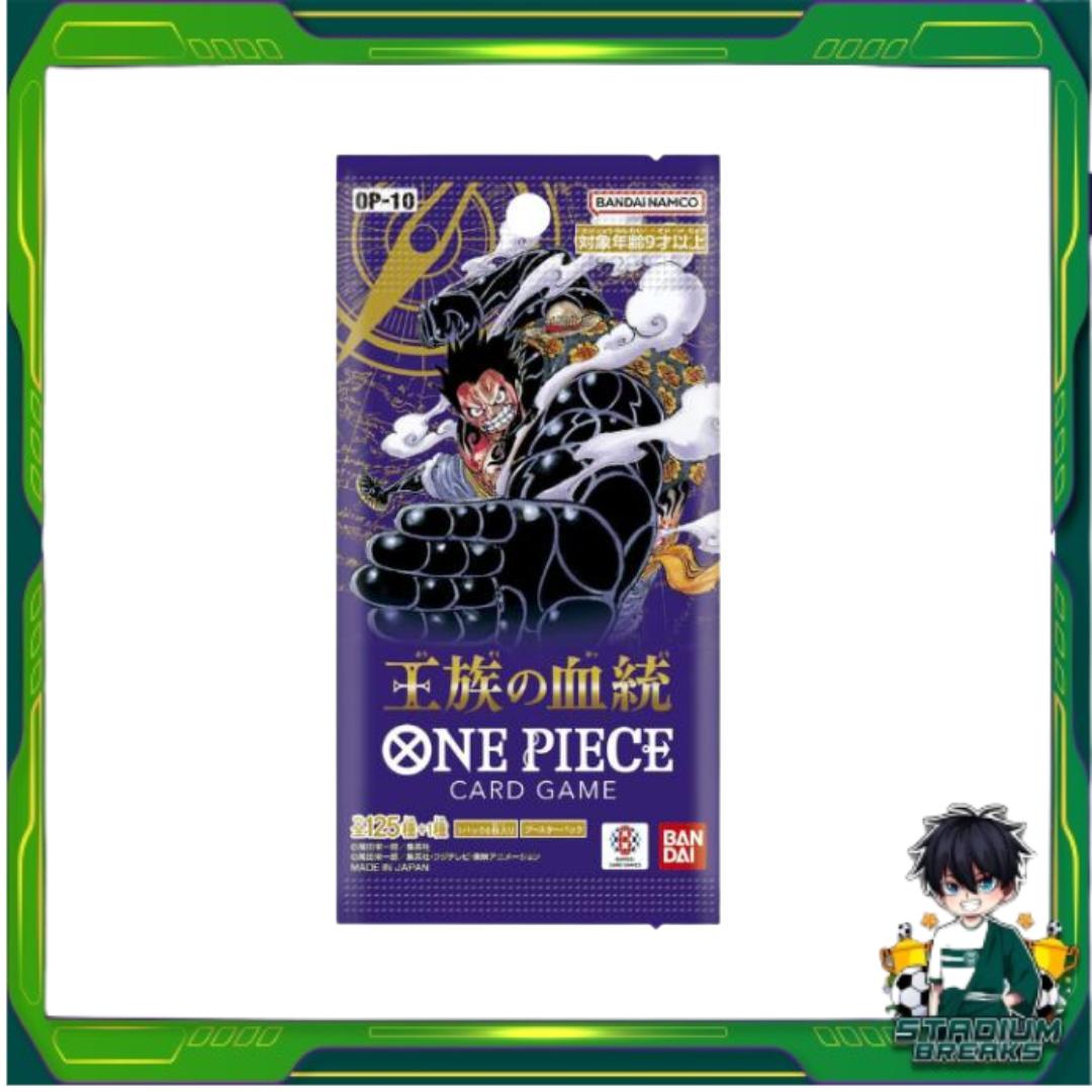แบบแยกซอง งานการ์ดเกมวันพีซ OnePiece CardGame -Royal Blood- [OP10]  Booster Pack   (p3) (100g)