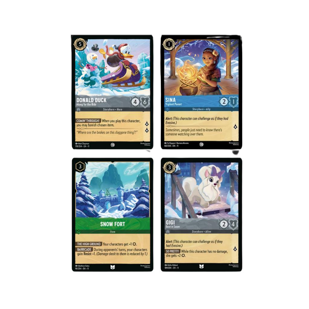ยกกล่อง!! การ์ดเกม Disney Lorcana Winterspell Trading Card Game Booster Box (p3) (750g)