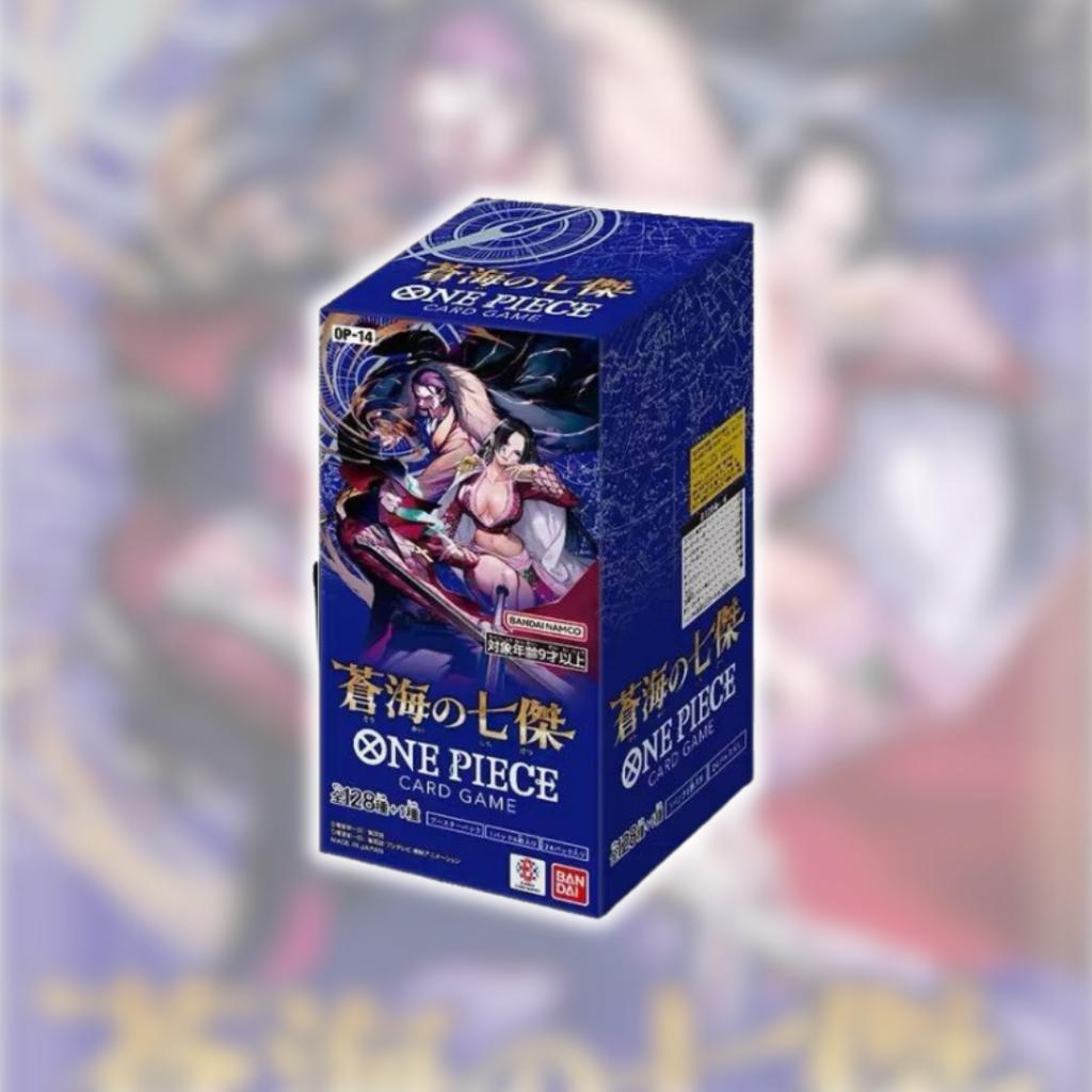 พร้อมส่ง!!  แยกซอง การ์ดเกมวันพีซ One Piece Booster Pack (OP14) -The Azure Sea’s Seven- (p3) (108g)