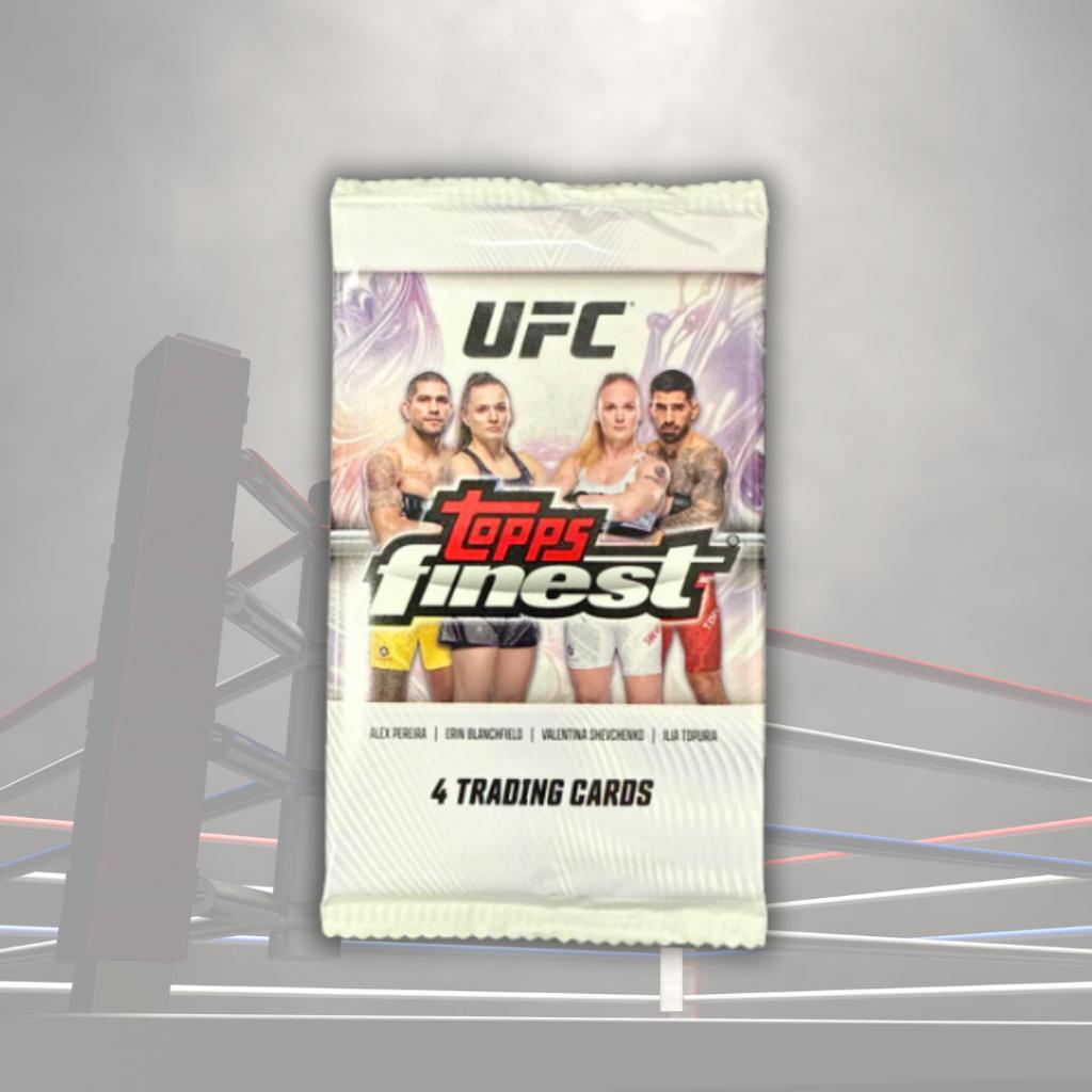 พร้อมส่ง!! การ์ดสะสมนักมวย 2024 Topps UFC Finest รุ่น Blaster Box ตามหาใบนอกเรตกล่องกัน!! (p4)