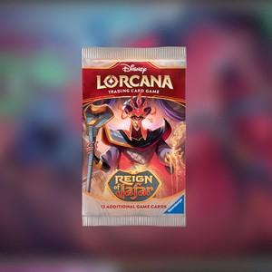 [ พร้อมส่ง!! แยกซอง ] Disney Lorcana :  Booster Pack การ์ดเกม  (p4) ( 80 กรัม )