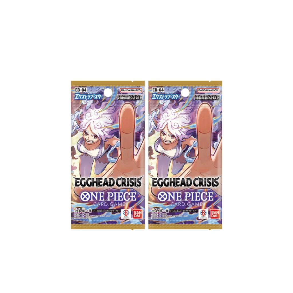 [ แยกซอง ] การ์ดเกมวันพีซ ชุดพิเศษ Extra Booster ONE PIECE Egghead Crisis [EB04] Bandai การ์ดเกม การ์ดสะสม ใหม่ล่าสุด (p3) (80g)