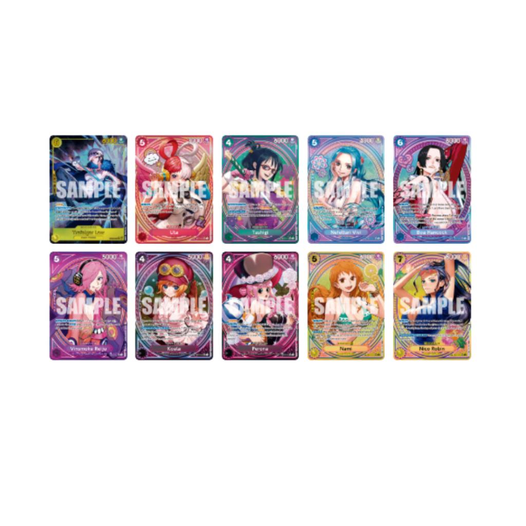 [ ยกกล่อง ] พร้อมส่ง!! การ์ดเกมวันพีซ ชุดพิเศษ Extra Booster ONE PIECE Heroines Edition [EB03] Bandai  Ver.Eng (p3) (750g)
