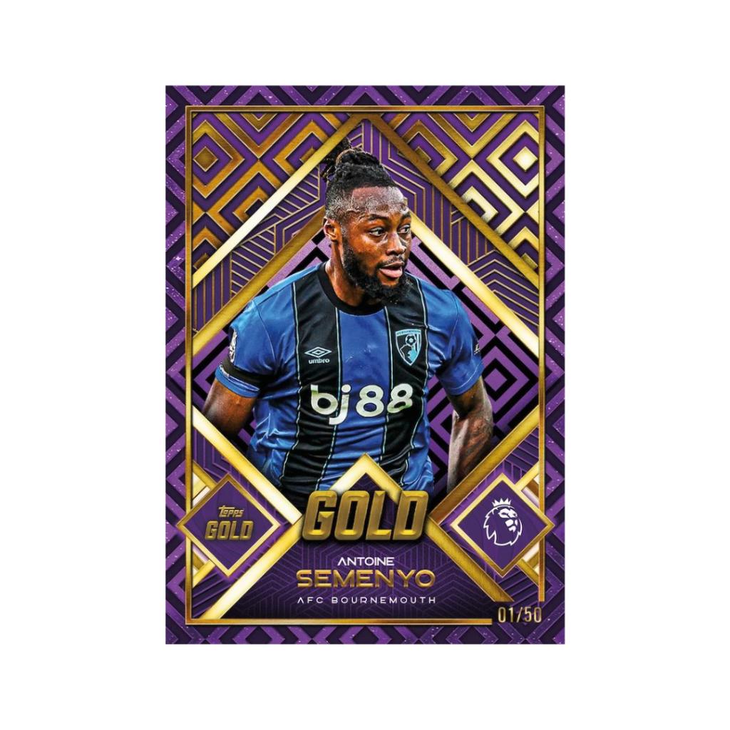 [ ยกกล่อง ] 2025-26 Topps Gold Premier League EPL Soccer Hobby พร้อมส่ง!!  (p3) (190g)