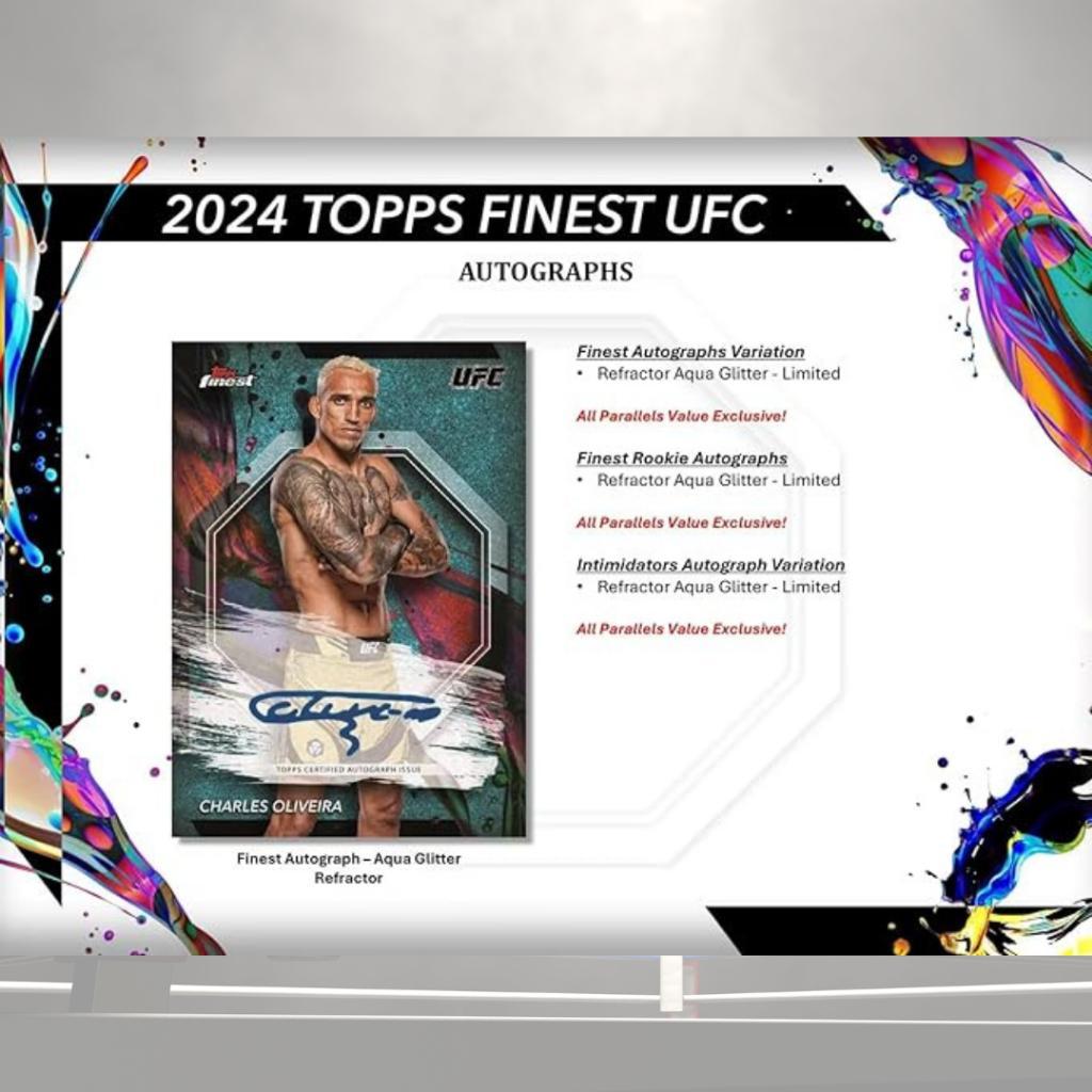 พร้อมส่ง!! การ์ดสะสมนักมวย 2024 Topps UFC Finest รุ่น Blaster Box ตามหาใบนอกเรตกล่องกัน!! (p4)