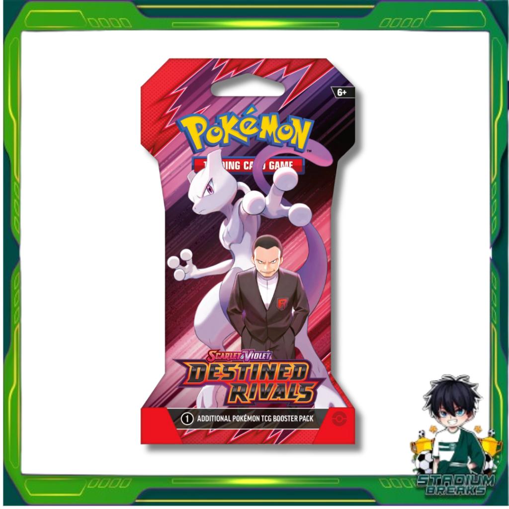 [ พร้อมส่ง!! ] การ์ดเกมโปเกมอน Pokémon TCG Scarlet & Violet—Destined Rivals ENG SV10 รุ่น Sleeved Booster Pack การ์ดเกม การ์ดสะสม สำหรับสาวกโปเกม่อน ตามหานอกเรตการันตีกัน (p3) (100g)