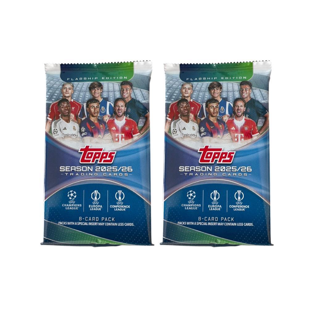 [ แยกซอง ] พร้อมส่ง!! 2025-26 Topps UEFA Club Competitions - Value Box การ์ดสะสมฟุตบอล (p3)(130g)