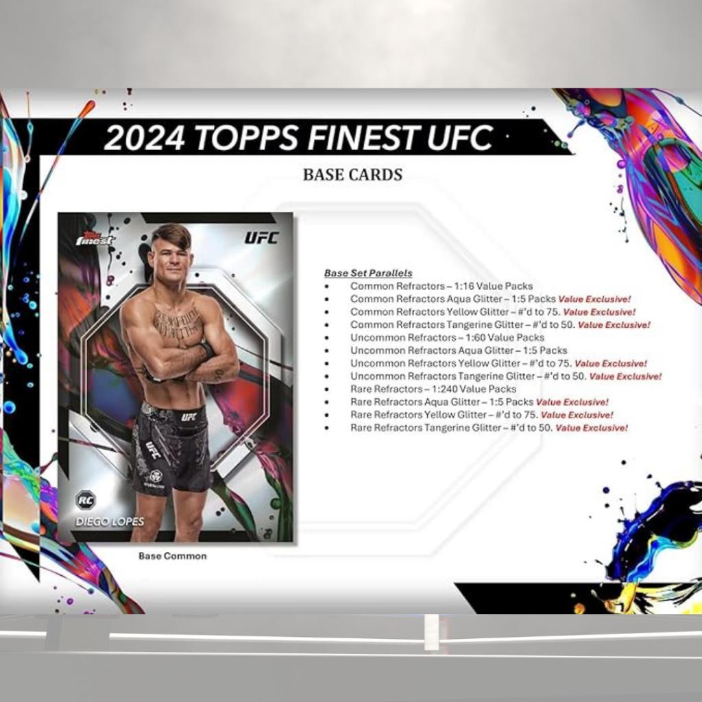 พร้อมส่ง!! การ์ดสะสมนักมวย 2024 Topps UFC Finest รุ่น Blaster Box ตามหาใบนอกเรตกล่องกัน!! (p4)