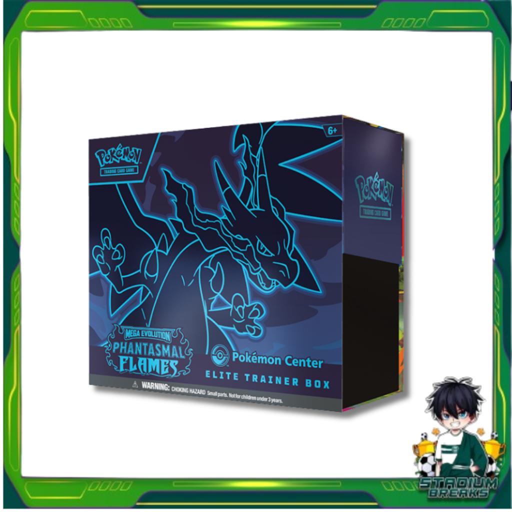 ยกกล่อง!! Pokemon Ver.Eng Mega Evolution Phantasmal Flames Pokémon Center Elite Trainer Box (p3) ( 750g )