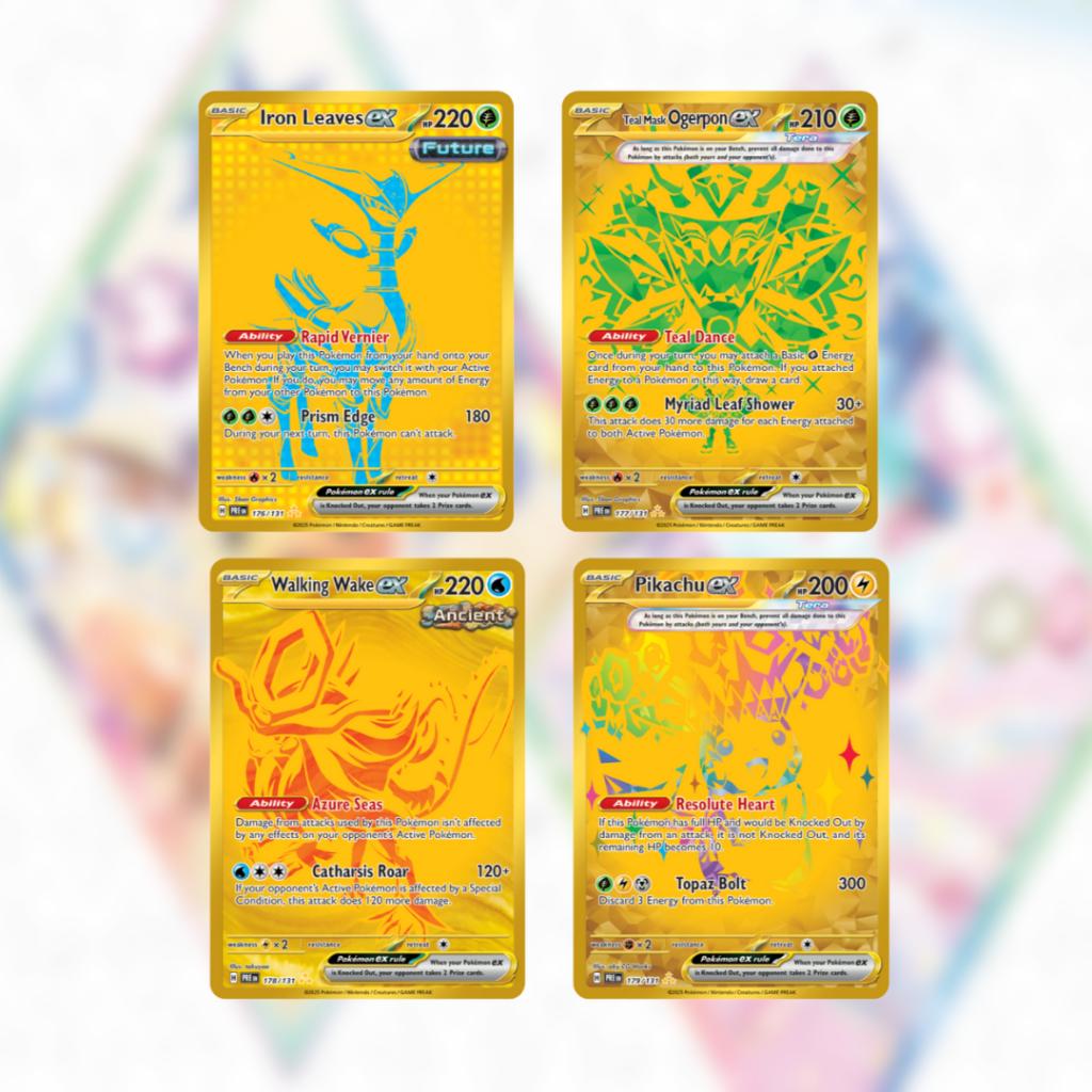 [ แยกซอง ]  พร้อมส่ง! การ์ดเกมโปเกม่อน Pokémon TCG: Scarlet & Violet—Prismatic Evolutions Expansion Ver.English (p3) (40g)