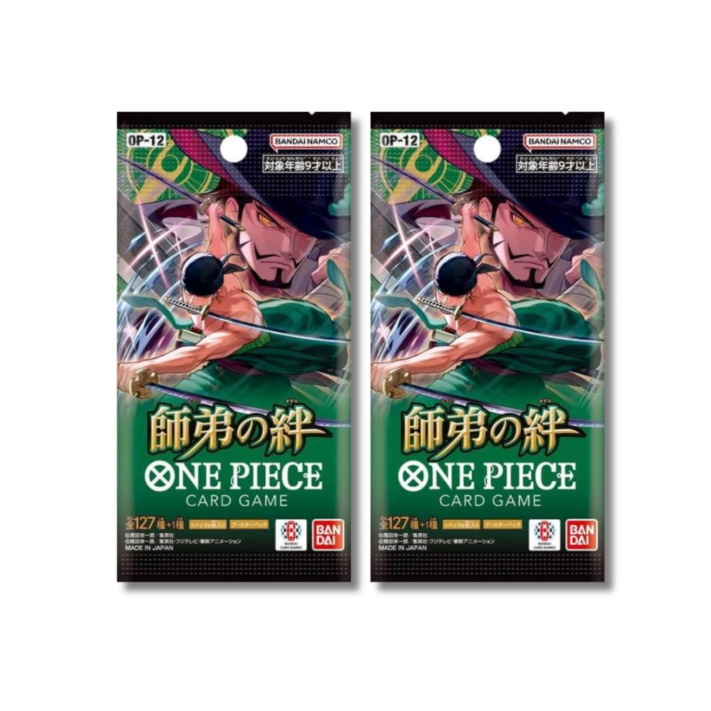 [ แยกซอง ] พร้อมส่ง การ์ดเกมวันพีซ ONE PIECE CARD GAME BOOSTER Pack -Legacy of the Master-  [OP12] : Bandai  (p3) (110g)