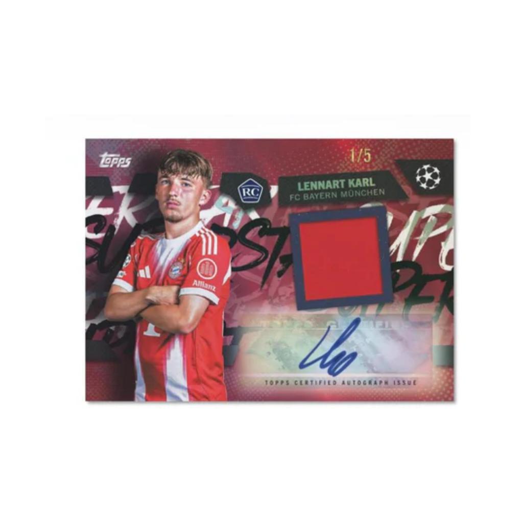 [ ยกกล่อง ] พร้อมส่ง!! 2025-26 Topps UEFA Club Competitions Soccer Hobby การ์ดสะสมฟุตบอล (p3)(500g)