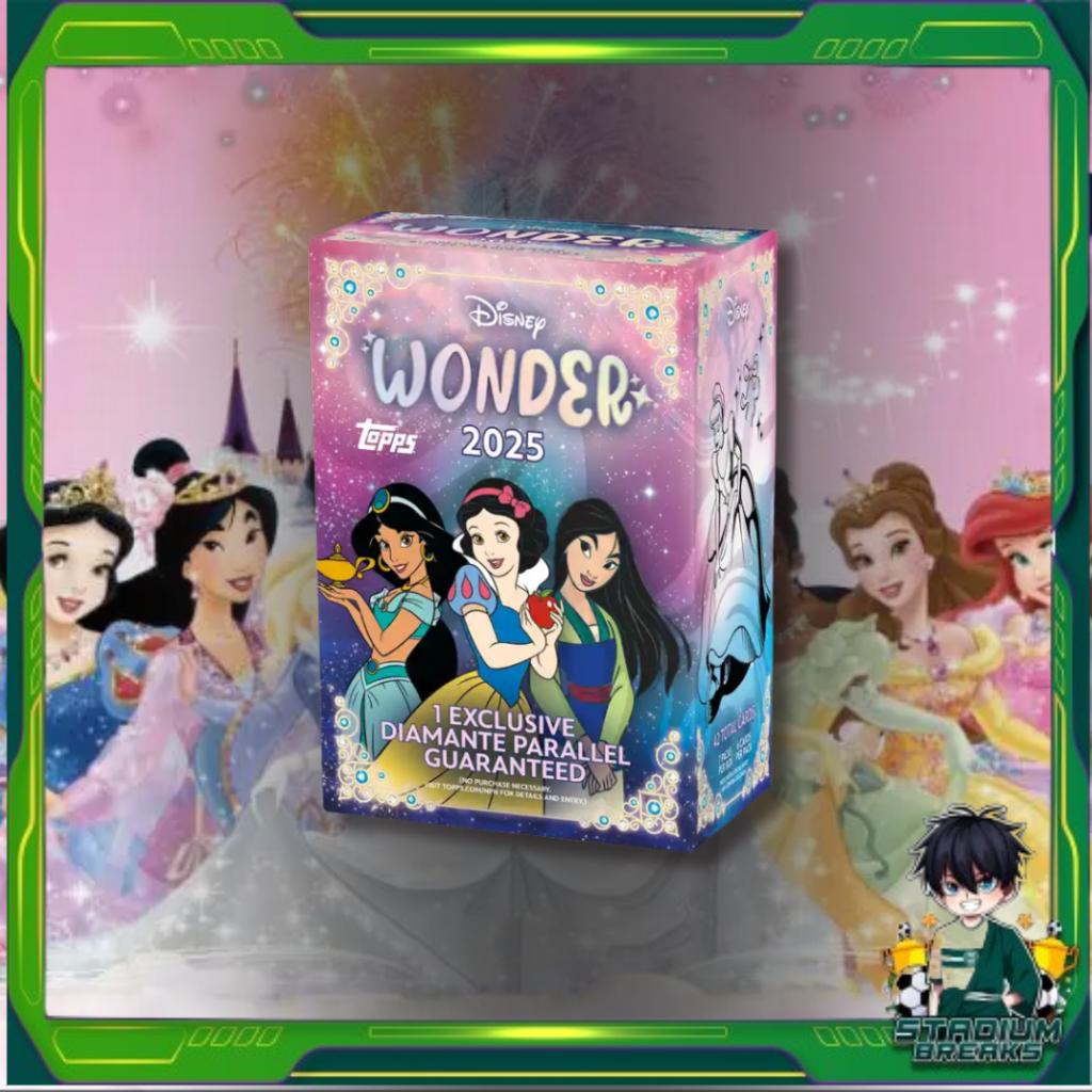 [ ยกกล่อง ] 2025 Topps Disney Wonder Value Box การ์ดสะสม พร้อมส่ง (p0) (225g)