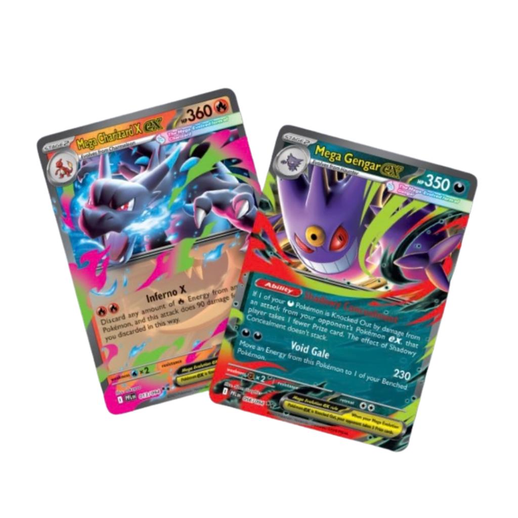 ยกกล่อง!! Pokemon Ver.Eng Mega Evolution Phantasmal Flames Pokémon Center Elite Trainer Box (p3) ( 750g )