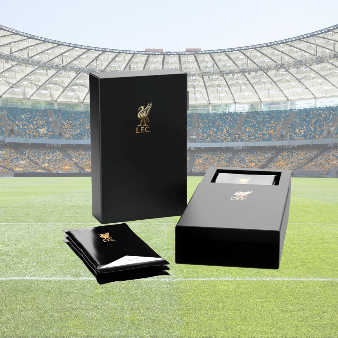 [ พร้อมส่ง! ] การ์ดฟุตบอล Futera Liverpool FC  /  Arsenal FC  / Barcelona FC Platinum 2025-26 Hobby Box (p3) (230g)