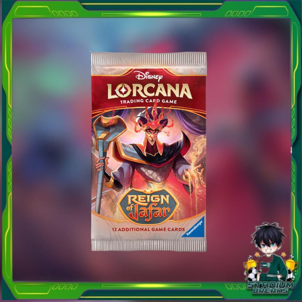 [ แยกซอง ] Disney Lorcana :  Reign of Jafar - Loose Booster Pack พร้อมส่ง!!  (p3)(80g)