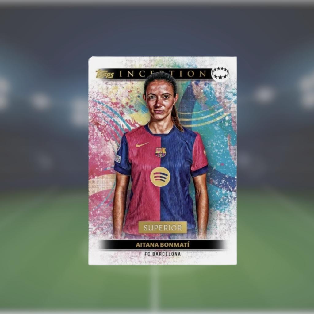 [ ยกกล่อง  พร้อมส่ง! ]  การ์ดสะสมฟุตบอล 2024-2025 Topps Inception UEFA Club Competitions - Hobby Box (p3) (120g)