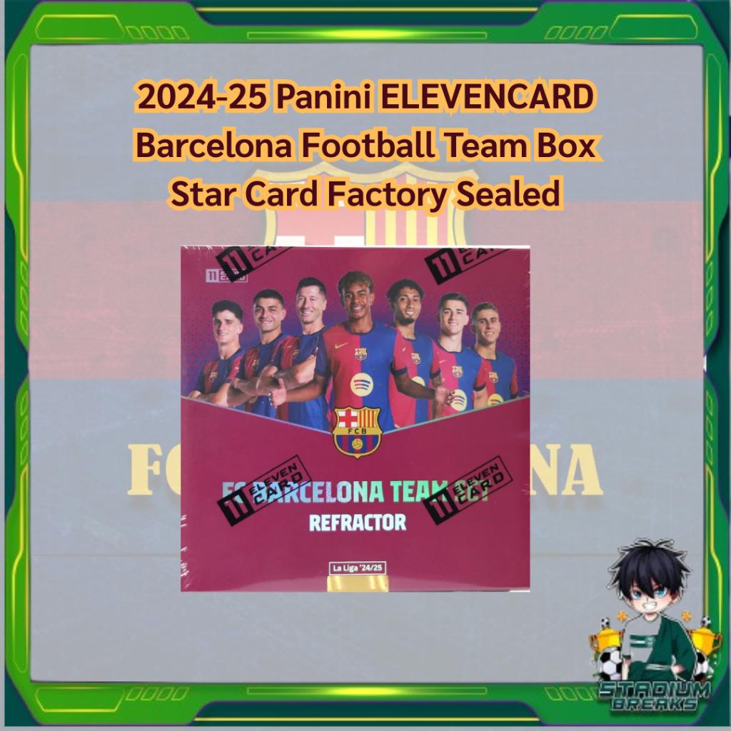 [ ยกกล่อง ] พร้อมส่ง 2024-25 Panini ELEVENCARD  Barcelona Football Team Box  Star Card Factory Sealed การสะสมฟุตบอล (p4)
