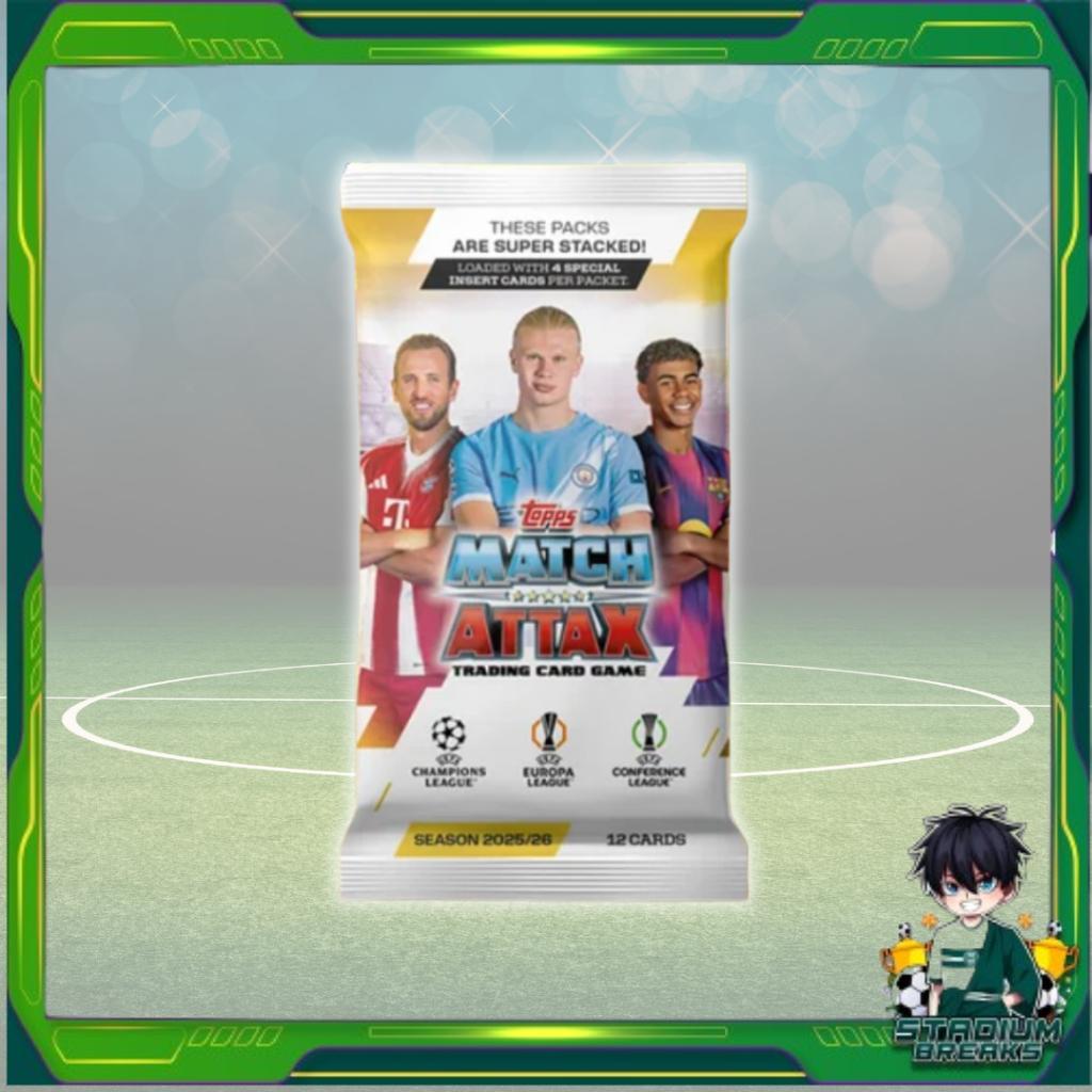 [ พร้อมส่ง! ] แยกซอง การ์ดสะสมฟุตบอล Topps UCC Match Attax 2025/26 (p4)