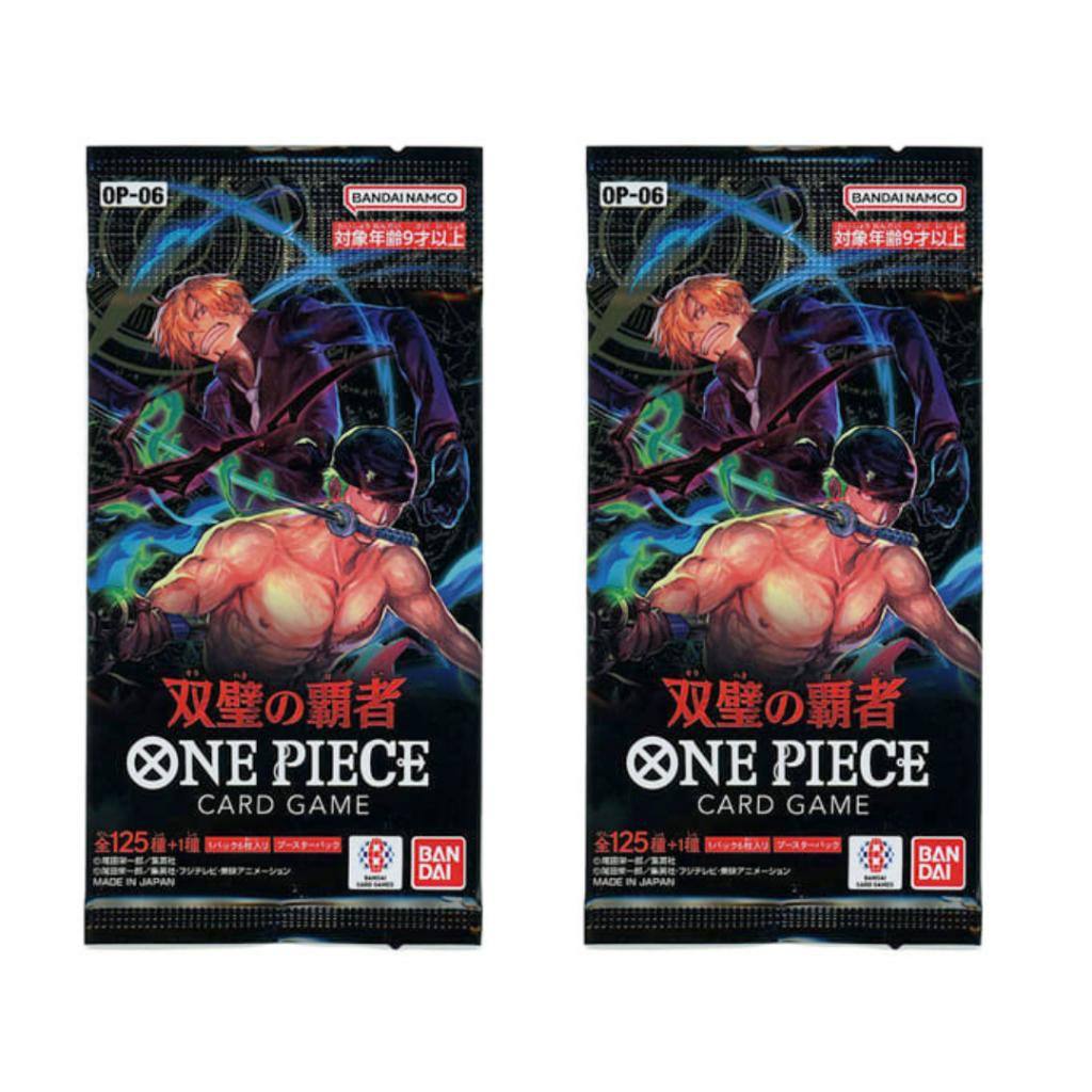 [ แยกซอง!! ] การ์ดเกม ONE PIECE OP-06 Booster Pack : Wings of the Captain (p3) (100g)