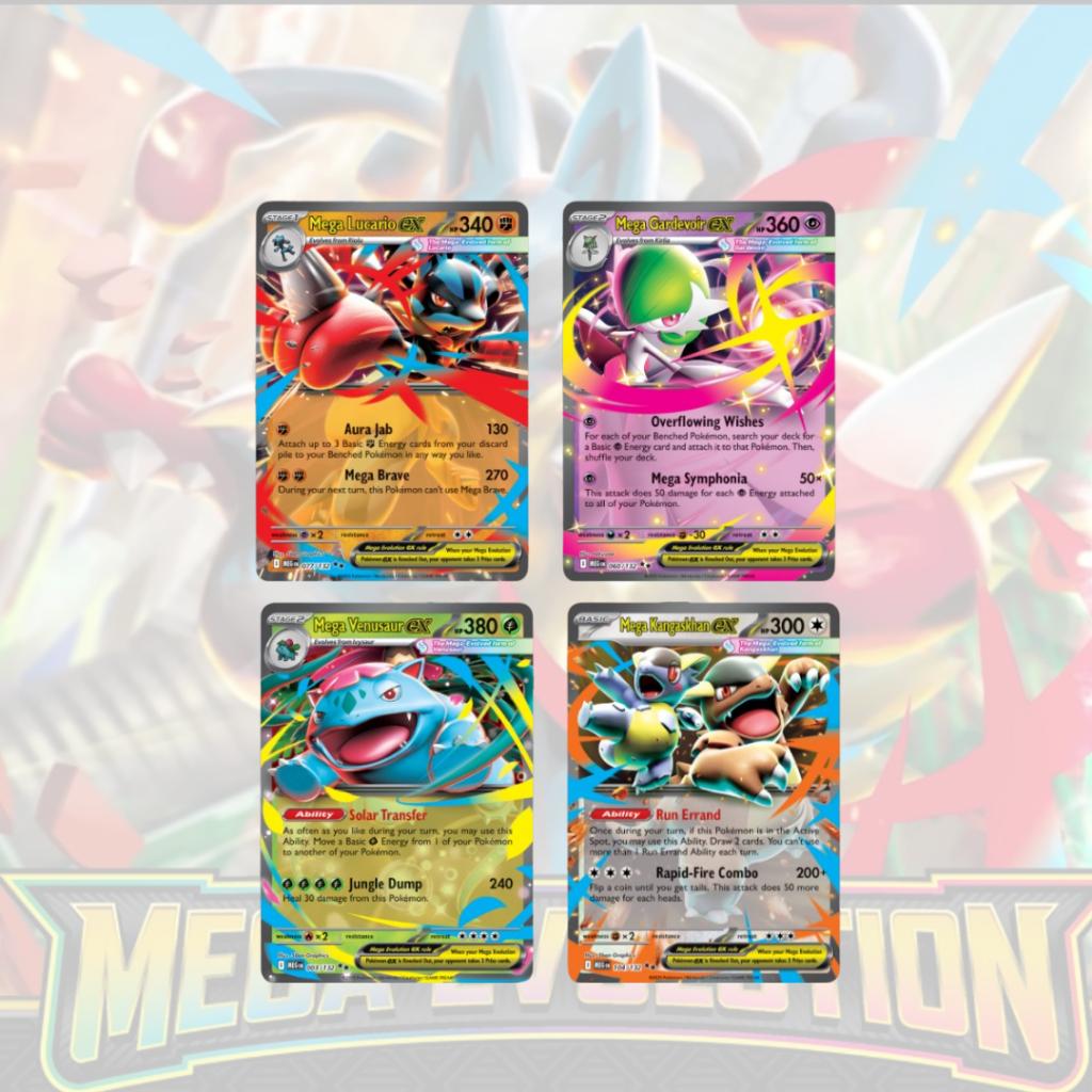 [ พร้อมส่ง! แยกซอง! ] ซองการ์ดโปเกมอนภาษาอังกฤษ Pokemon TCG: Mega Evolution  Booster Pack (p2)