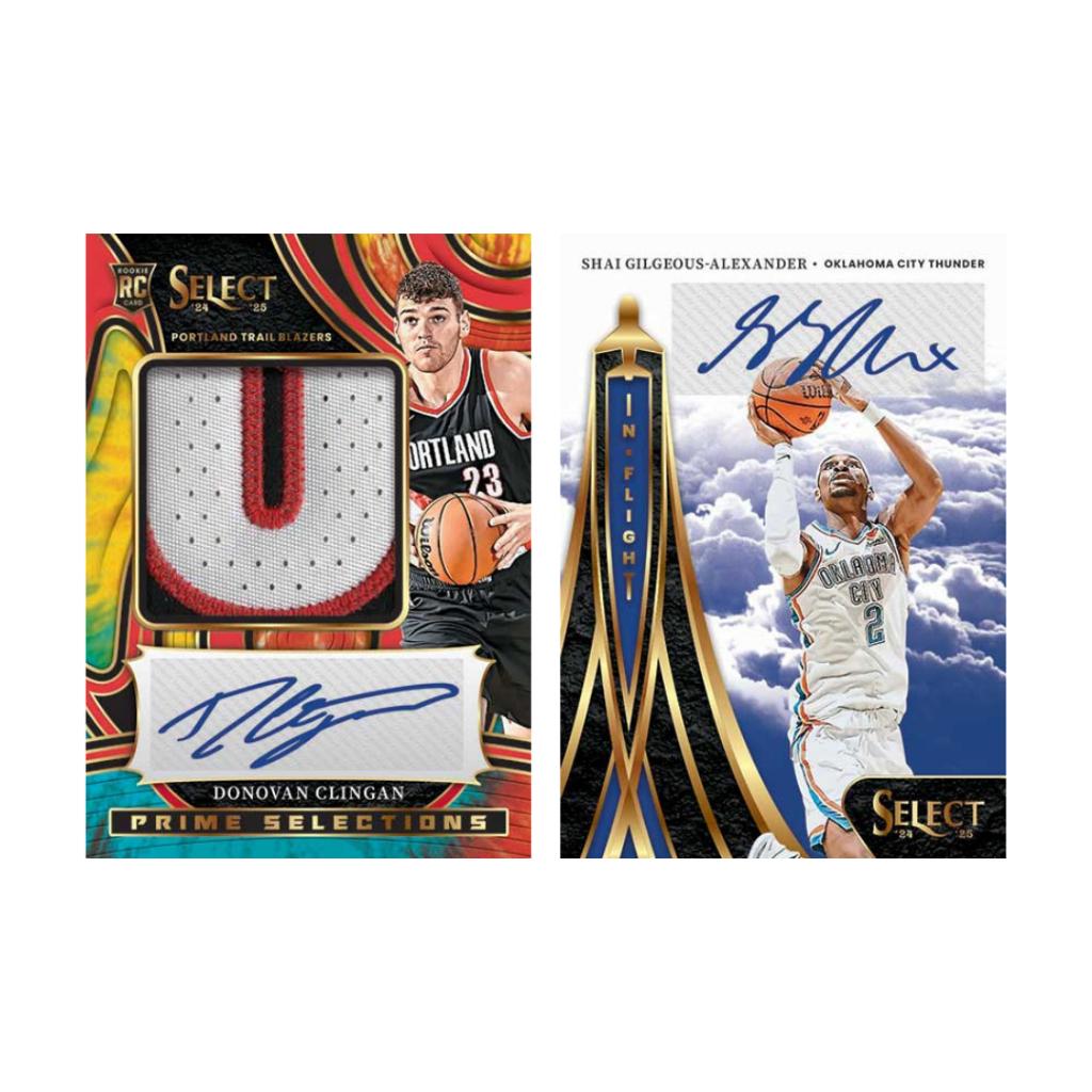 [ พร้อมส่ง!!! ] แยกซอง การ์ดสะสมบาสเก็ตบอล 2024-25 Panini Select NBA Basketball Trading Card Blaster Pack ล่าสุด! (p4)