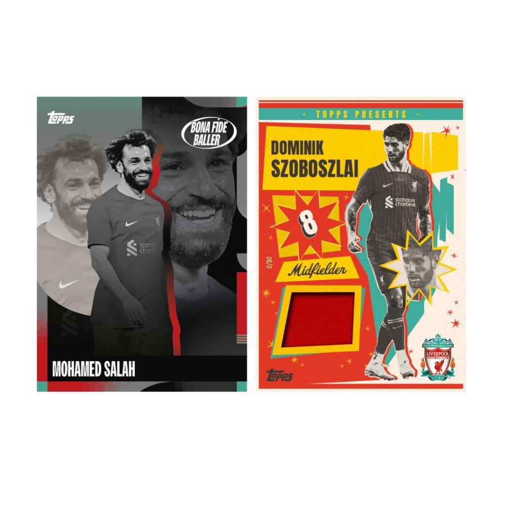 [ยกกล่อง] พร้อมส่ง! กล่องการ์ดสะสมฟุตบอล Topps Liverpool FC Team Set 2024/25 การ์ดสะสมสำหรับแฟนคลับชาวหงษ์แดง (p3)