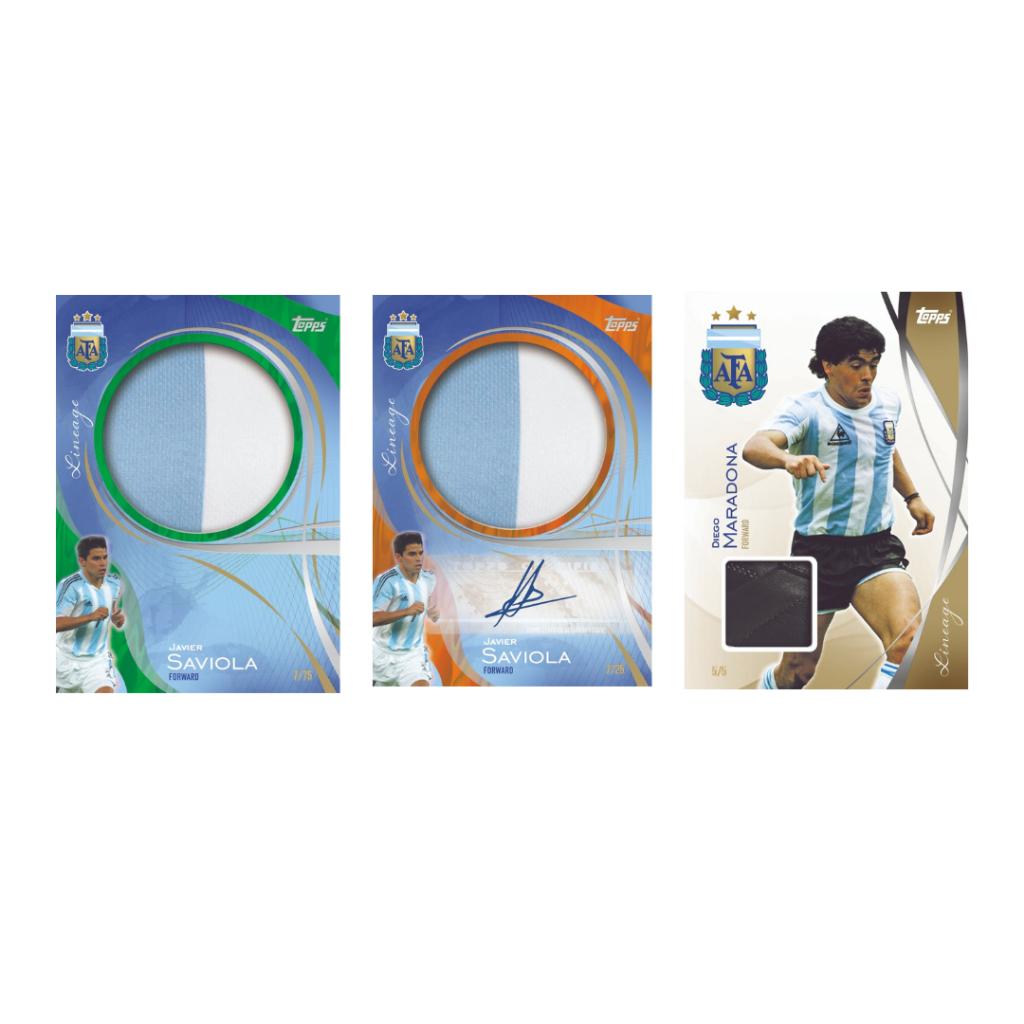 ยกกล่อง!! กล่องการ์ดฟุตบอลพรีเมี่ยม Topps Argentina Lineage 2024   (p3)