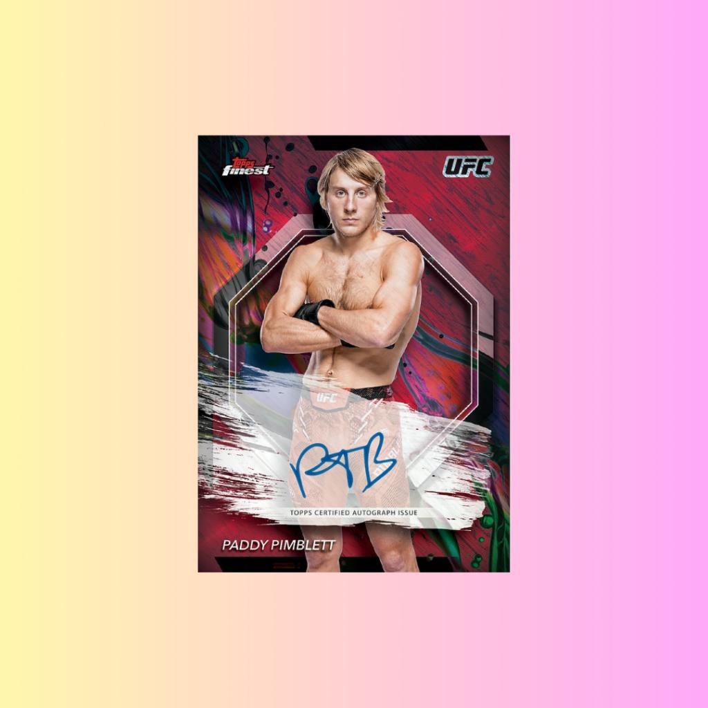 พร้อมส่ง! กล่องการ์ดสะสมนักมวย  2024 Topps Finest UFC การันตี 1 ลายเซ็นต์!! การันตีลายเซ็นต์ (p4)
