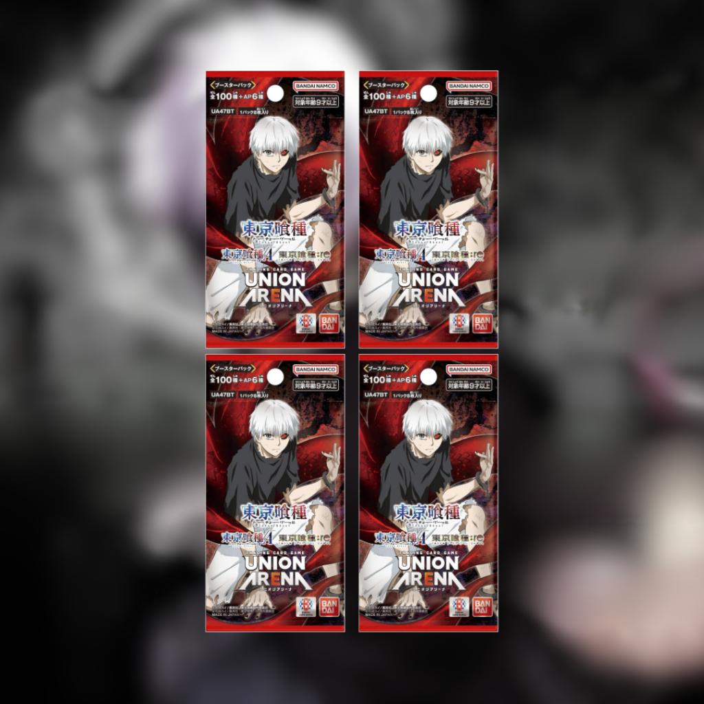 [ แยกซอง ] พร้อมส่ง!! UNION ARENA : Tokyo Ghoul BOOSTER PACK [UA47BT]  การ์ดเกม การ์ดสะสม (p4)(120g)