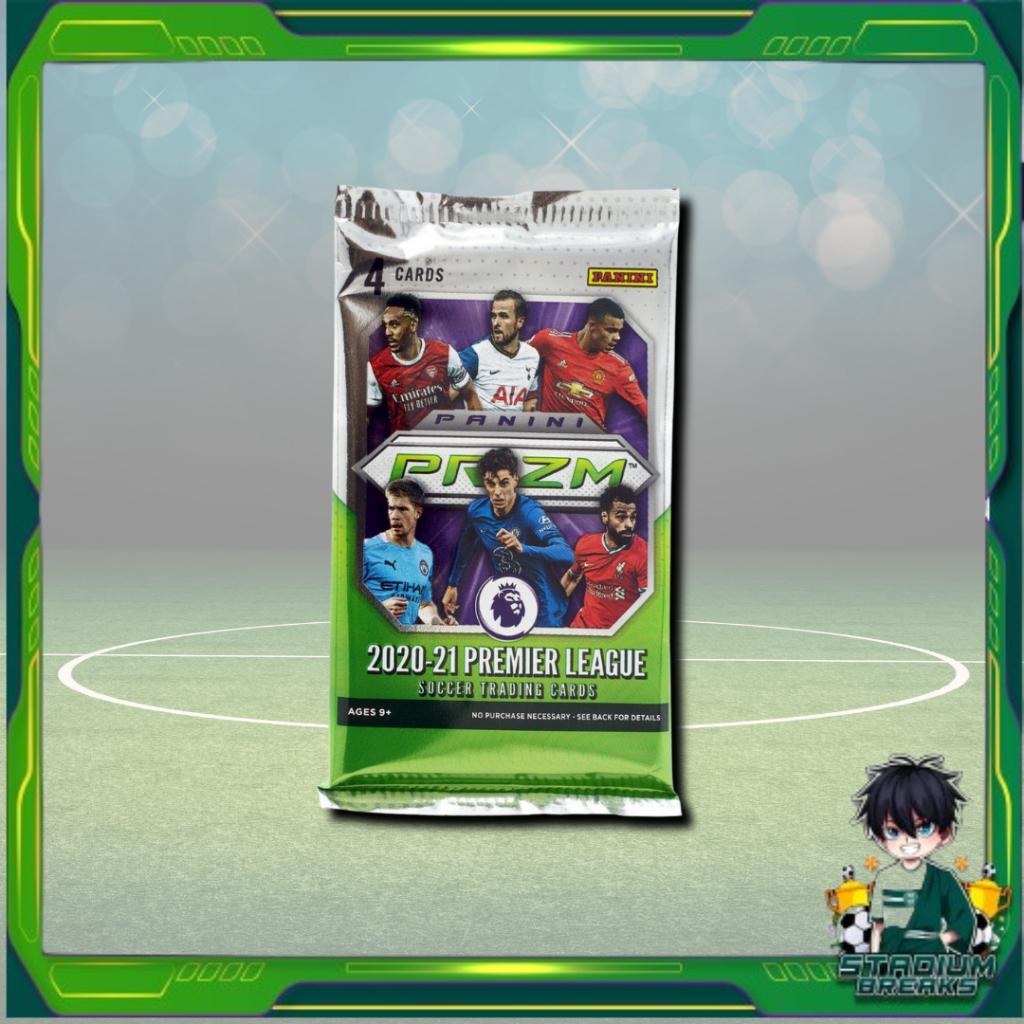 [ แยกซอง ] พร้อมส่ง!! 2020-21 Panini Prizm Premier League EPL Soccer Mega Box (Red Ice Prizms) (p4) ( 50 กรัม )