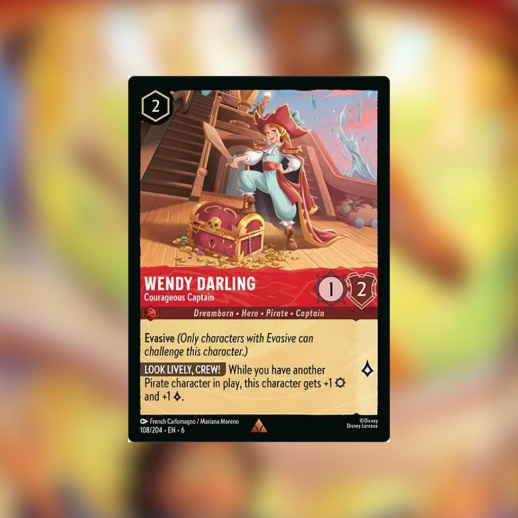 พร้อมส่ง!! Disney Lorcana : Azurite Sea Amber-Ruby Single Deck การ์ดสะสม (p2)(230g)