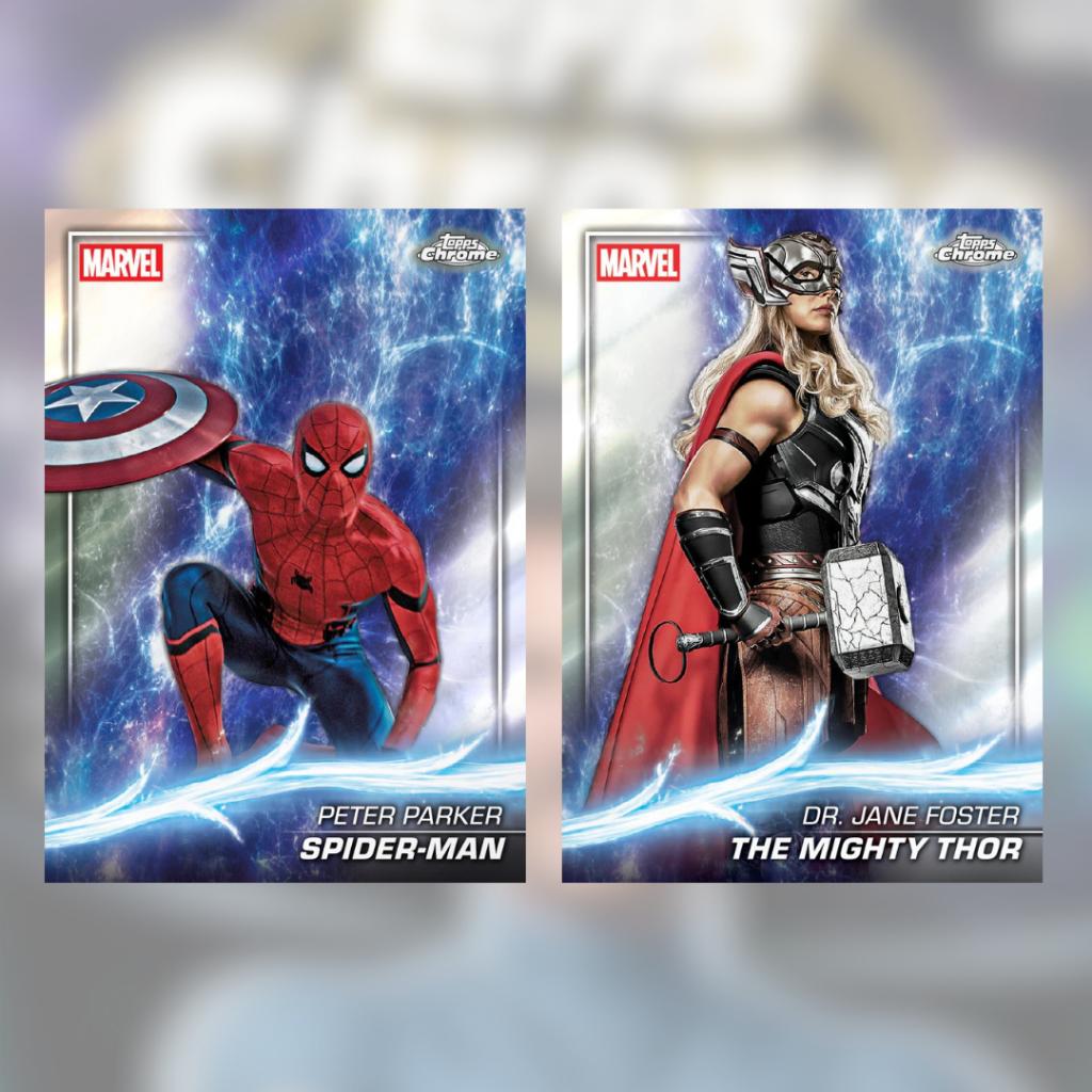[ แยกซอง พร้อมส่ง!! ] การ์ดสะสม 2025 Topps Marvel Studios Chrome - Value Box (p3) (90g)