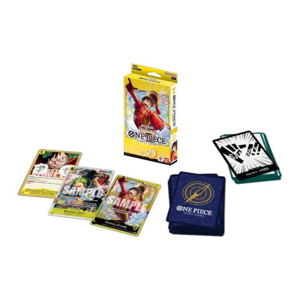[ ยกกล่อง ] พร้อมส่ง!! ONE PIECE CARD GAME STARTER DECK -Egghead- [ST-29] Ver.English สินค้าใหม่ล่าสุด (p3) (280g)