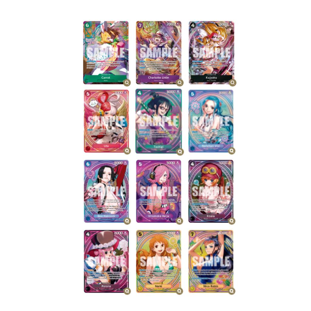 [ ยกกล่อง ] พร้อมส่ง!! การ์ดเกมวันพีซ ชุดพิเศษ Extra Booster ONE PIECE Heroines Edition [EB03] Bandai  Ver.Eng (p3) (750g)