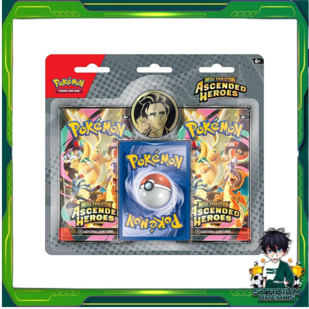 [ แยกแพ็ค ] พร้อมส่ง!! Pokémon TCG : Mega Evolution: Ascended Heroes Collection สินค้าใหม่ล่าสุด (p3) (230g)