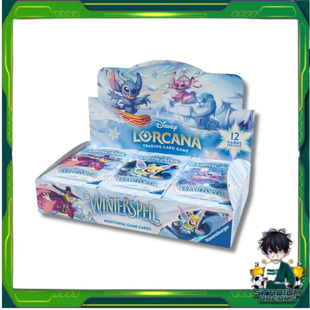 ยกกล่อง!! การ์ดเกม Disney Lorcana Winterspell Trading Card Game Booster Box (p3) (750g)