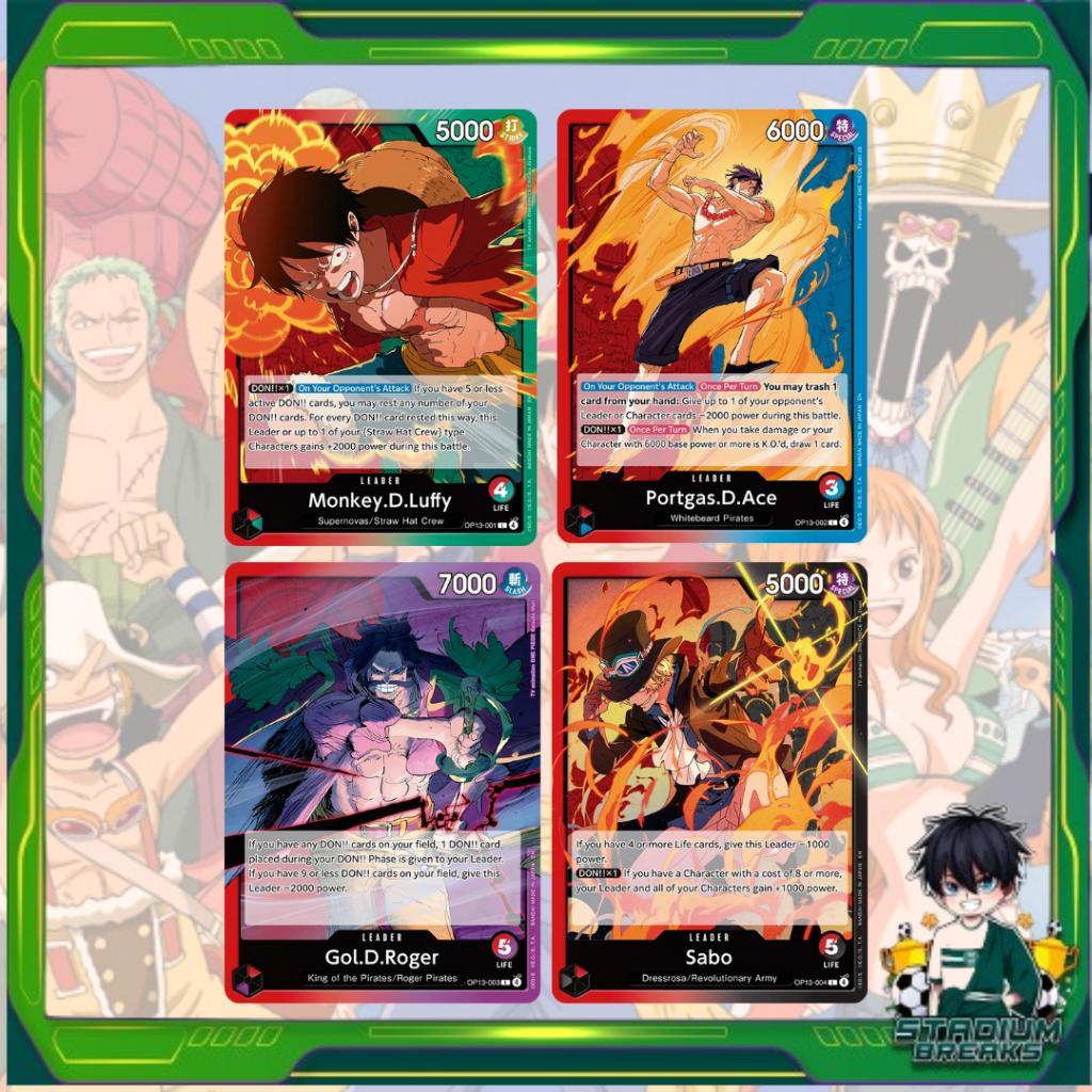 [ ยกกล่อง ] พร้อมส่ง!! ONE PIECE Card Game : Carrying on His Will - Booster Box OP13 ver.English สินค้าใหม่ล่าสุด (p3) (700g)