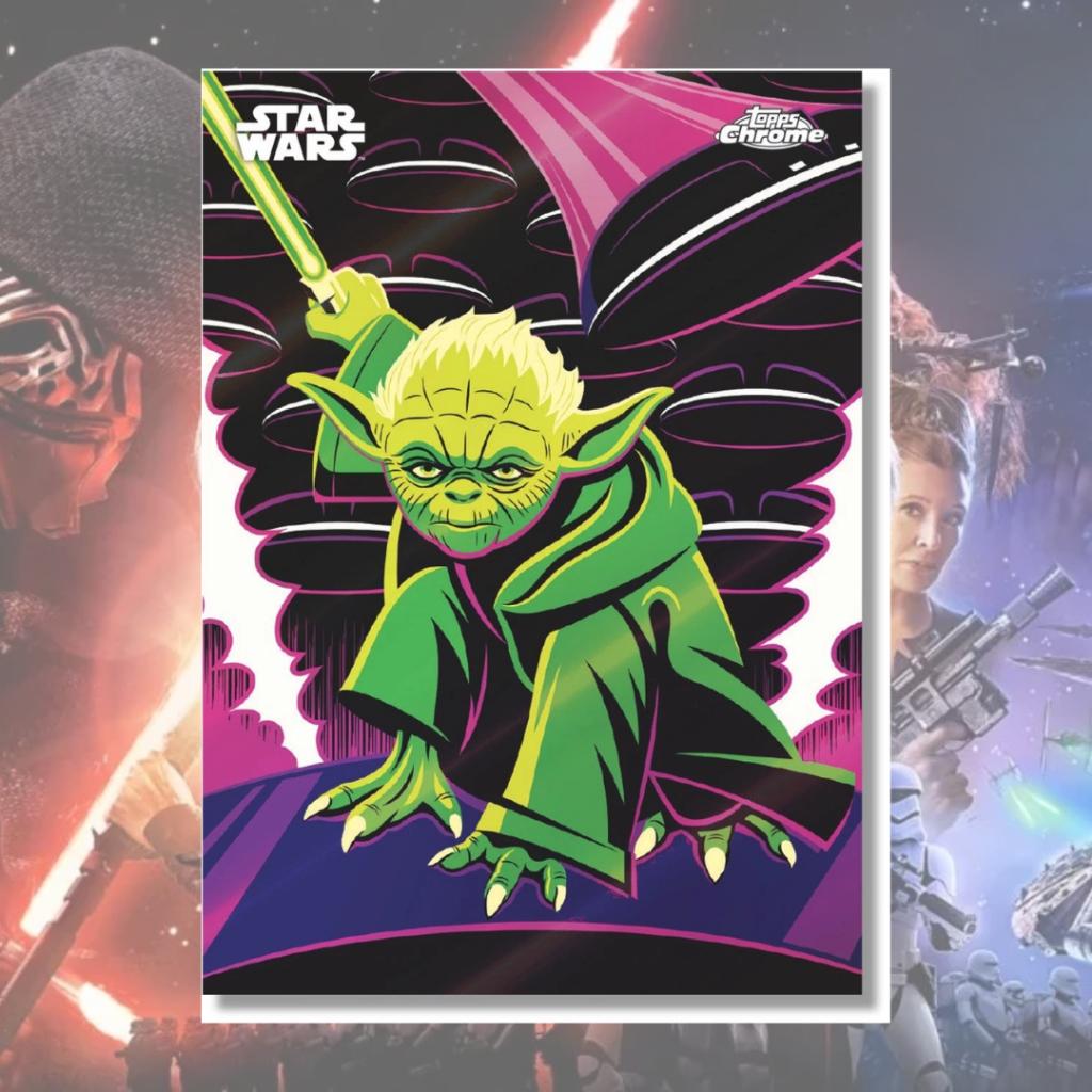[ ยกกล่อง ] 2025 Topps Star Wars Chrome Value Blaster Box สินค้าใหม่พร้อมส่ง (p4) (260g)