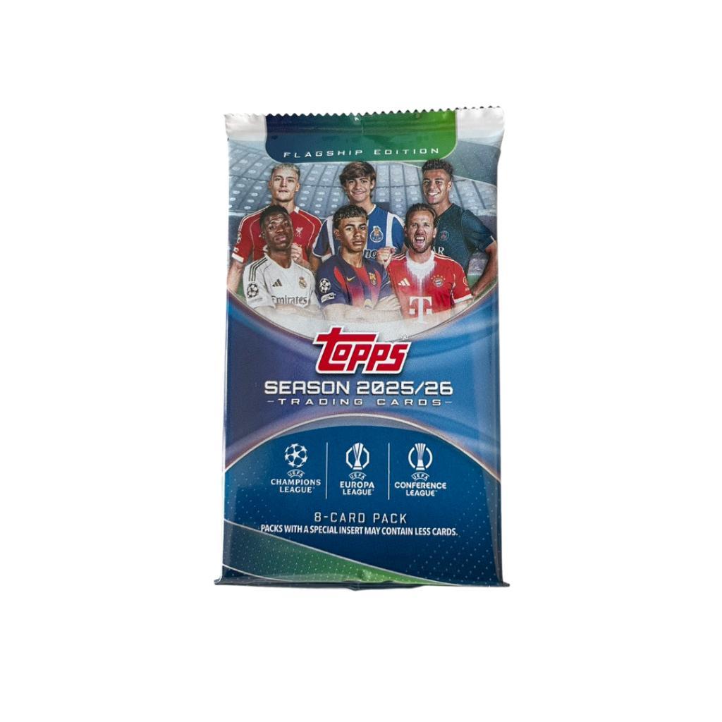 [ แยกซอง ] พร้อมส่ง!! 2025-26 Topps UEFA Club Competitions - Value Box การ์ดสะสมฟุตบอล (p3)(130g)