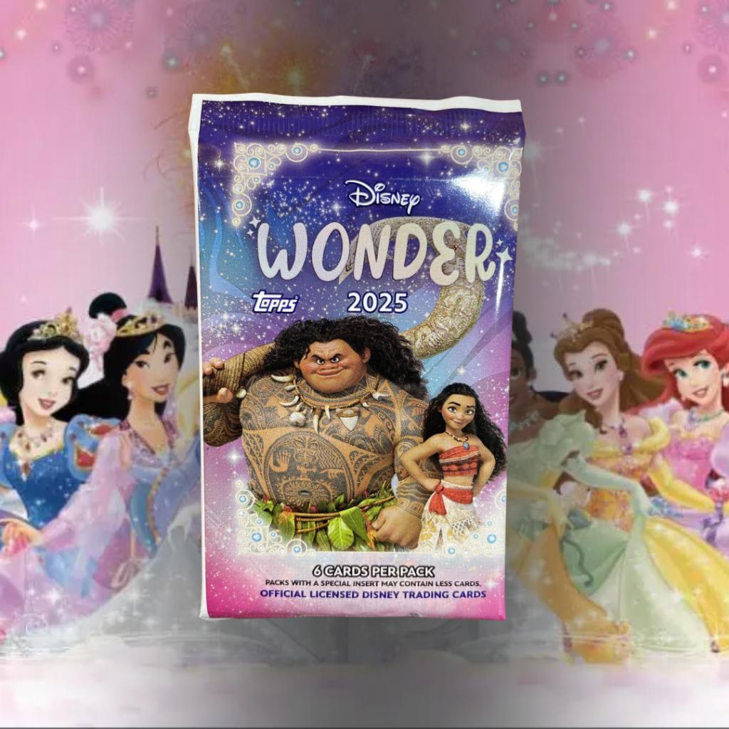 [ แยกซอง ] 2025 Topps Disney Wonder Value Box การ์ดสะสม พร้อมส่ง (p0)