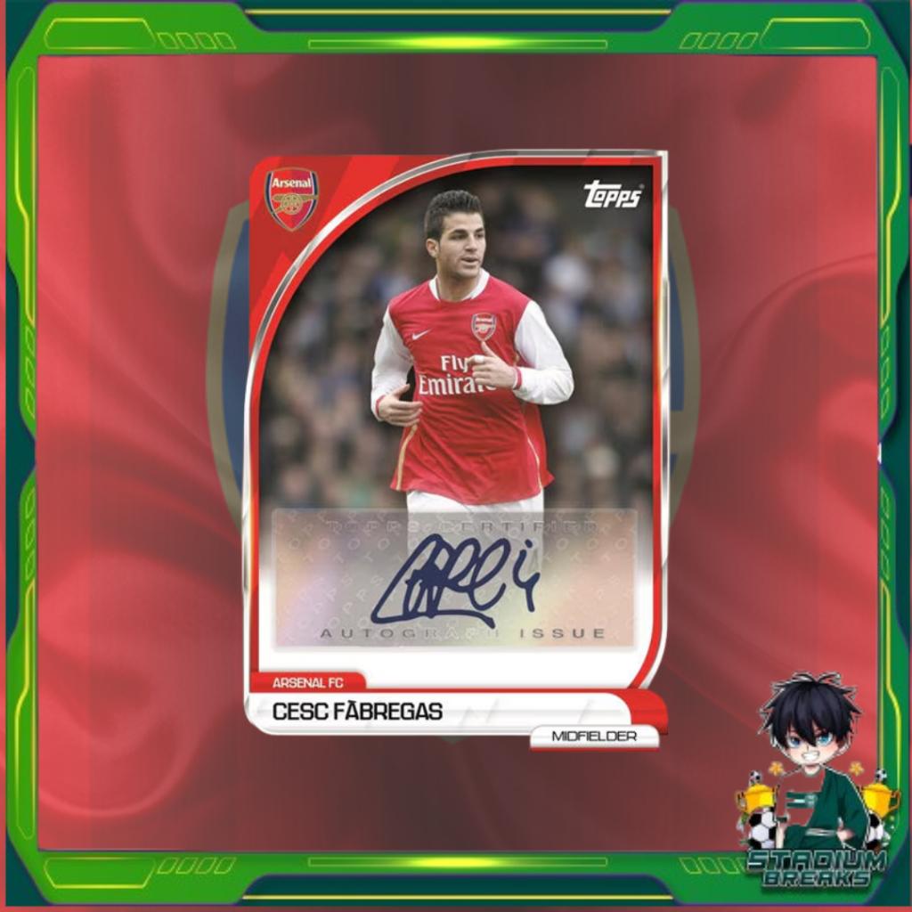พร้อมส่ง 2025/26 Topps Collectors Tin : Arsenal การ์ดสะสมกิฬา (p4)