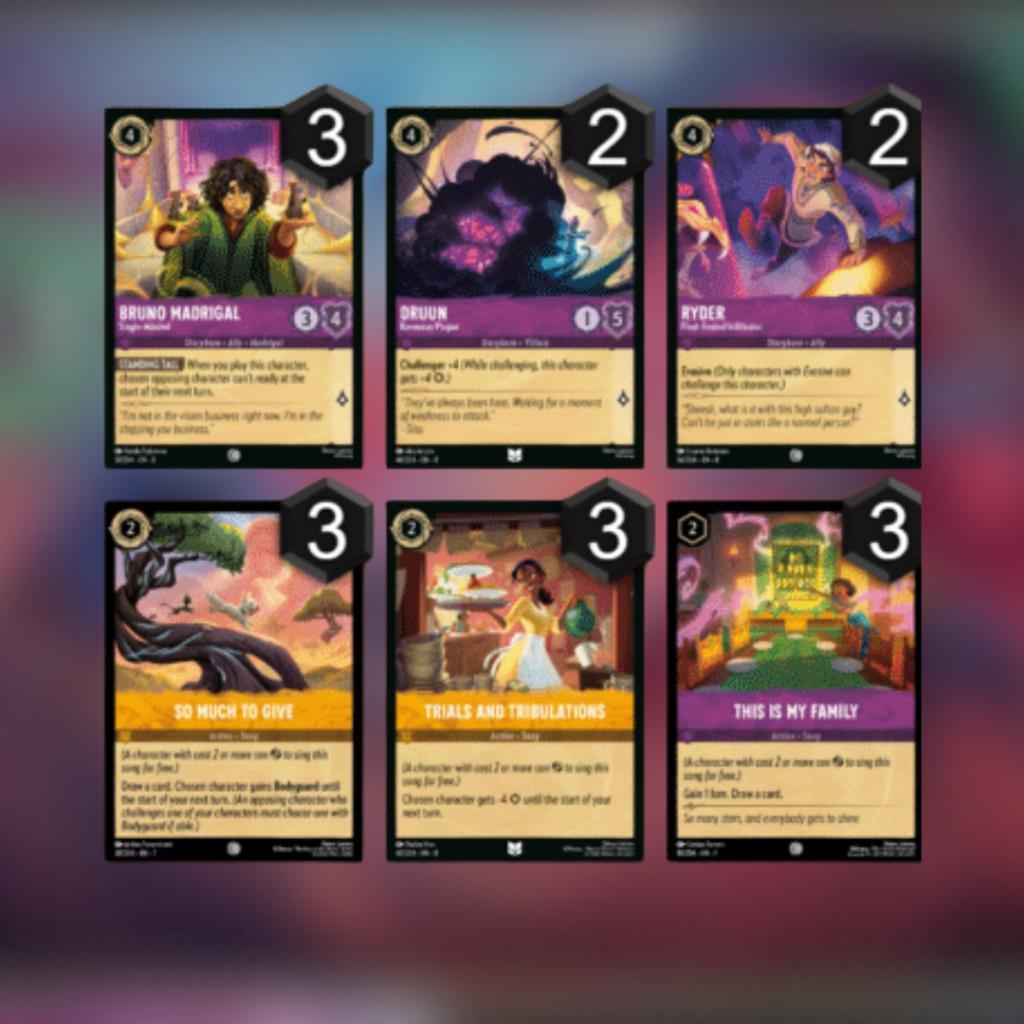 [ แยกซอง ] Disney Lorcana :  Reign of Jafar - Loose Booster Pack พร้อมส่ง!!  (p3)(80g)