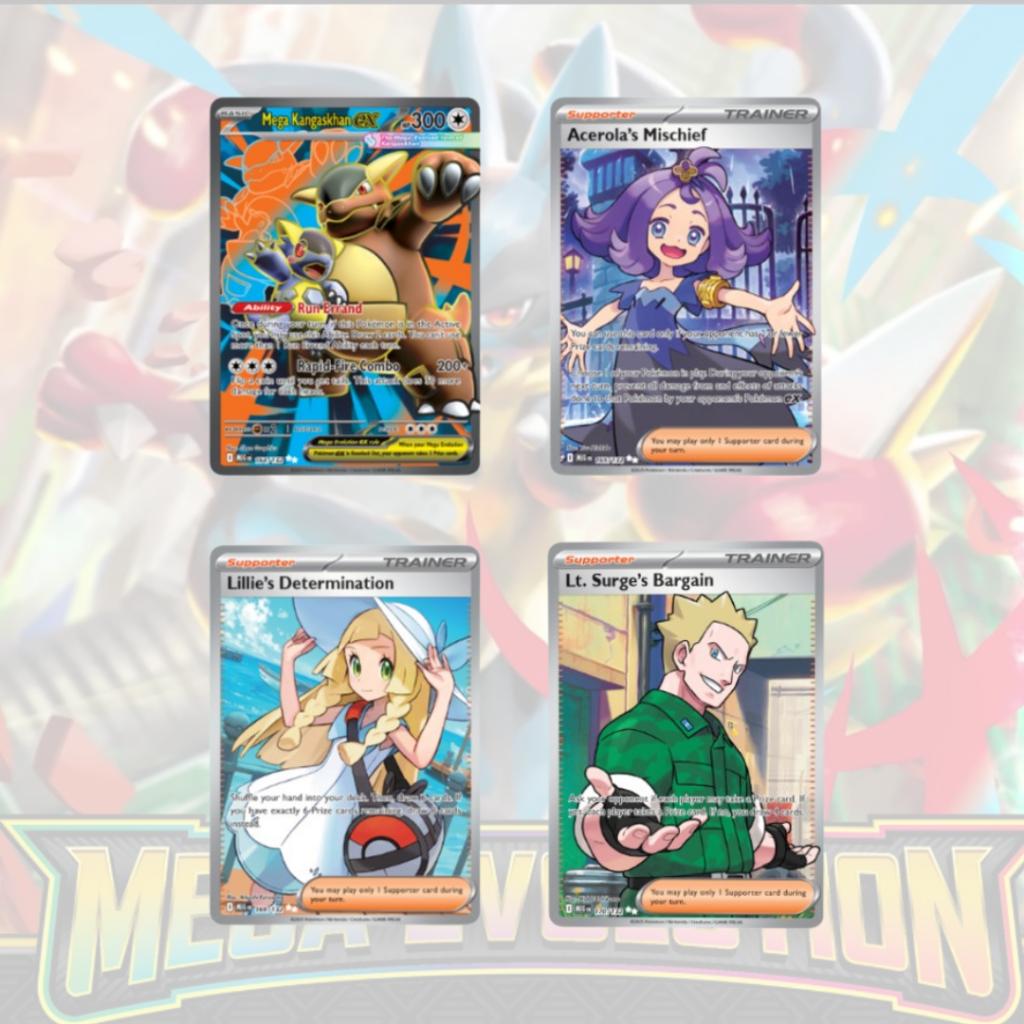 [ พร้อมส่ง! แยกซอง! ] ซองการ์ดโปเกมอนภาษาอังกฤษ Pokemon TCG: Mega Evolution  Booster Pack (p2)