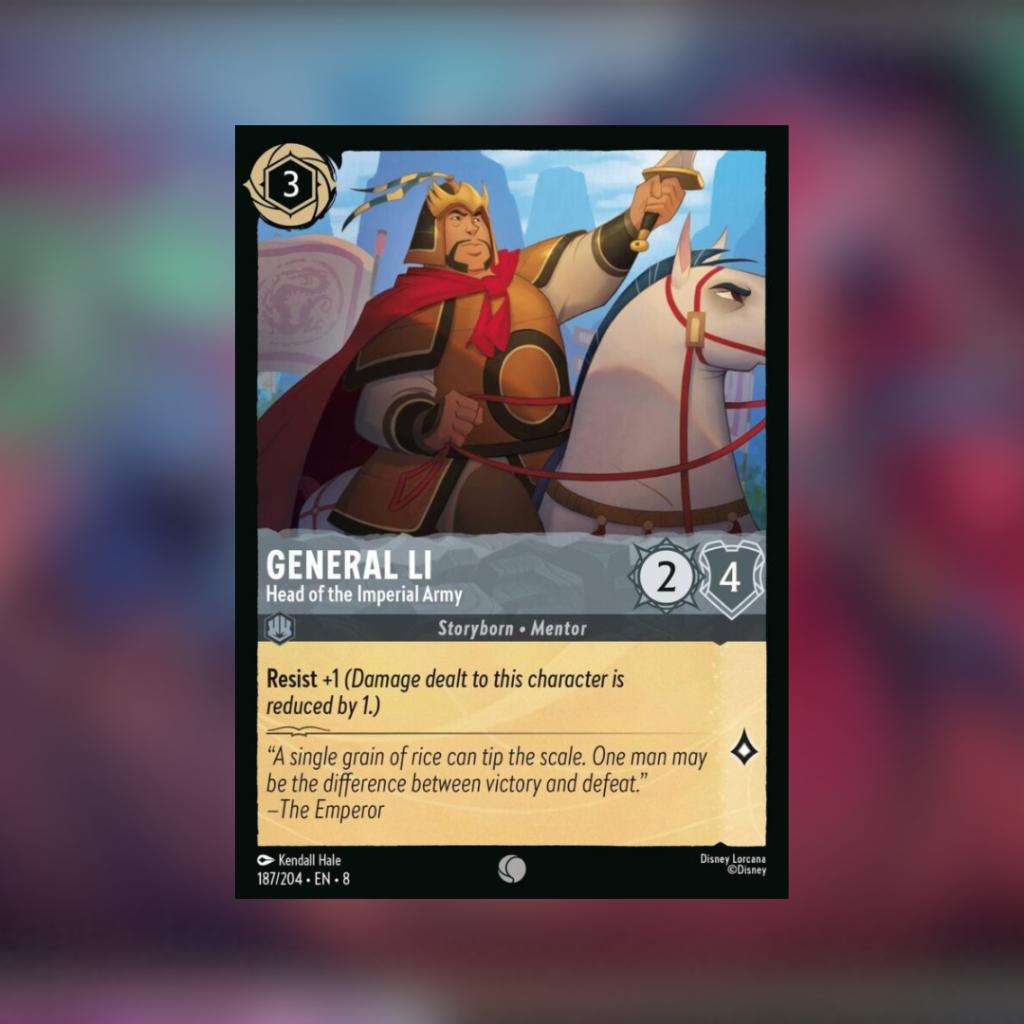 พร้อมส่ง!! Disney Lorcana : Reign of Jafar Ruby-Steel Single Deck การ์ดสะสม  (p2)(230g)